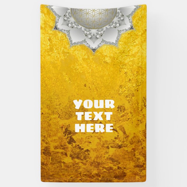 Lona Flor De Vida - Flores Mandala 1 (Vertical)