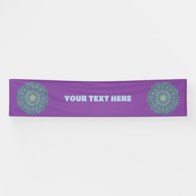 Lona Flor De Vida - Mandala Estilo India 1 (Horizontal)