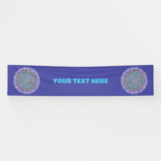 Lona Flor De Vida - Mandala Estilo India 2 (Horizontal)