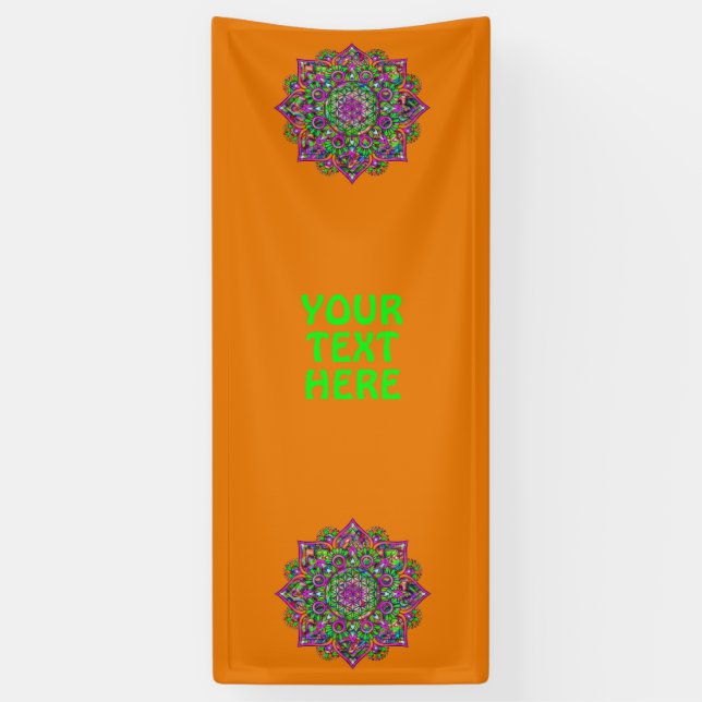 Lona Flor de vida - Mandala india 1 (Vertical)