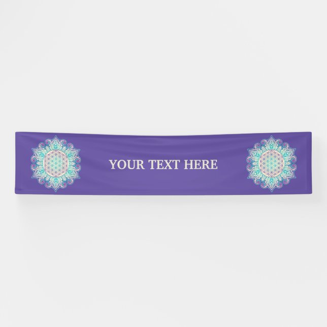 Lona Flor de vida - Mandala india 2 (Horizontal)