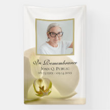 Flor orquídea en celebración blanca del funeral de