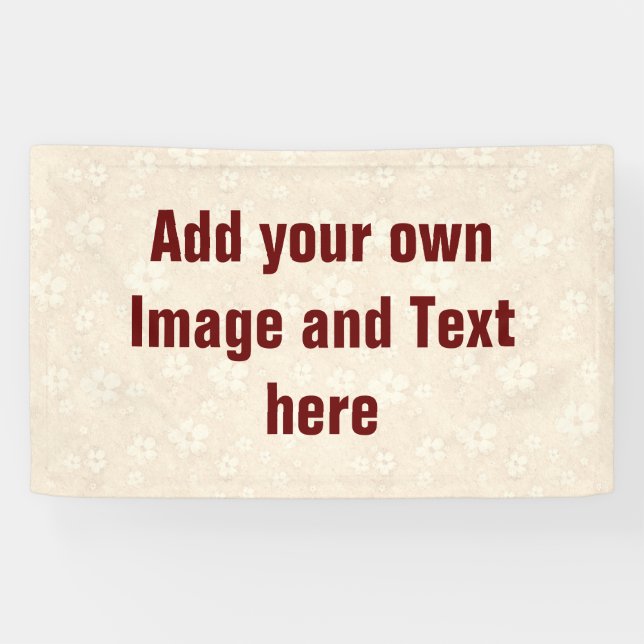 Lona Flor Poder Blogs crema pastel + tus ideas (Horizontal)