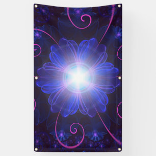 Lona Flor ultravioleta hermosa del Nightshade del
