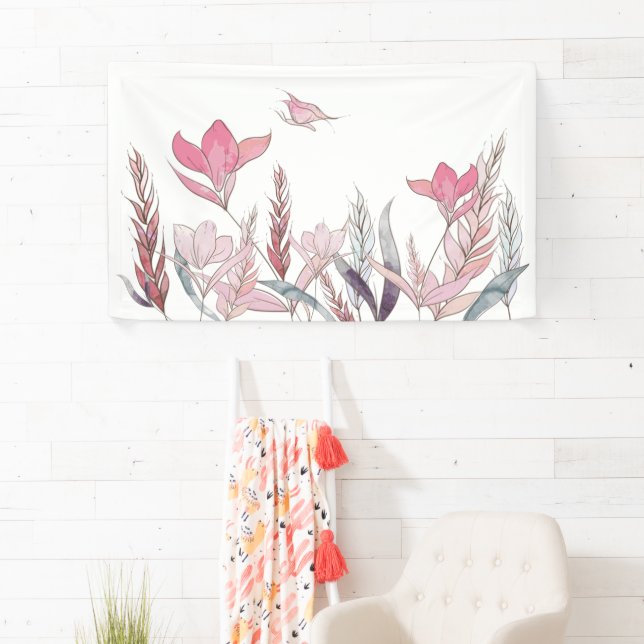 Lona Floral acuática - Elegante decoración de eventos (In situ)