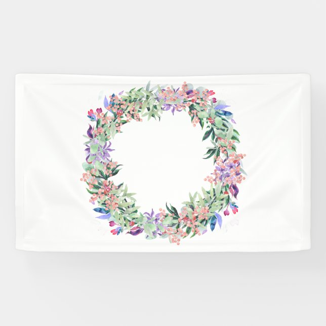 Lona Floral Berries Wreath (Horizontal)