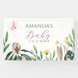 Lona Floral floral acuarela