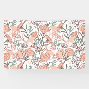 Lona Floral inspirada en la naturaleza: patrón de flor