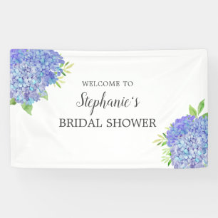 Lona Floral Purple Hydrangea Bridal Ducha Bienvenida