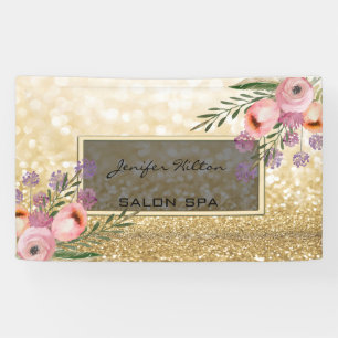 Lona Floral purpurinoso de moda moderna y glamurosa