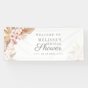 Lona Floral rosa Pampas Ducha de Novias Grasas
