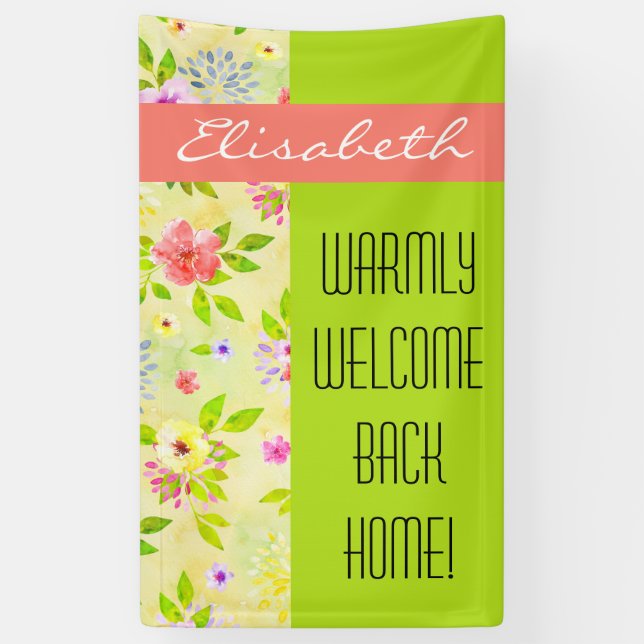 Lona Flores acuáticas Patrón ininterrumpido I + tus ide (Vertical)