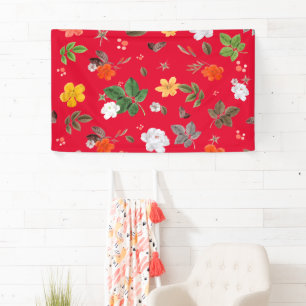 Lona Flores amarillas y rosas blancas 13