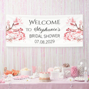 Lona Flores de Cerezo Rustico Baby Shower Nupcial