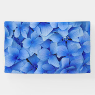 Lona Flores de Hortensia Azules