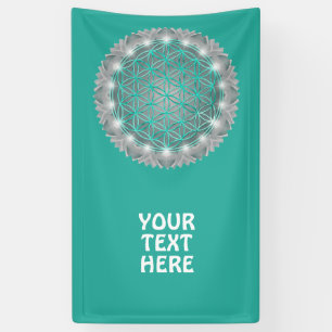 Lona FLORES DE VIDA - Luz de Geometrio Sagrada 2