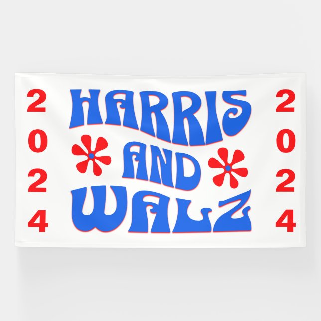 Lona Flores Harris y Walz Retro (Horizontal)