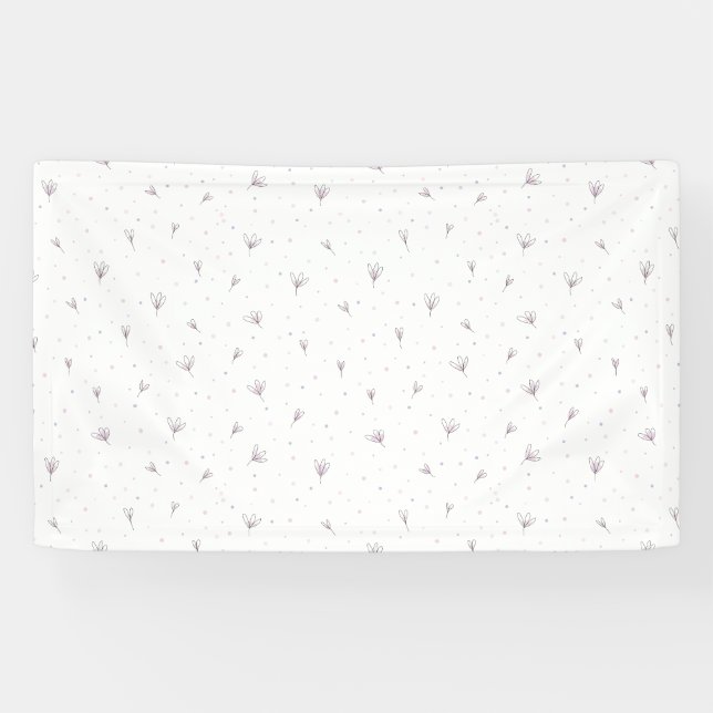 Lona Flores Lilac (Horizontal)