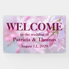 Lona Flores lilacas rosas