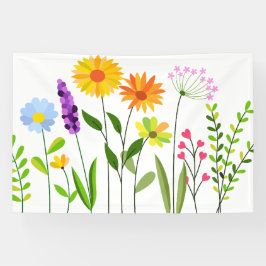 Lona Flores silvestres de primavera y verano