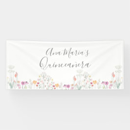 Lona Flores Silvestres Personalizadas