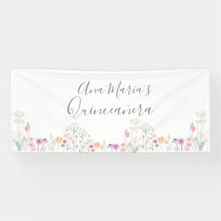 Lona Flores Silvestres Personalizadas