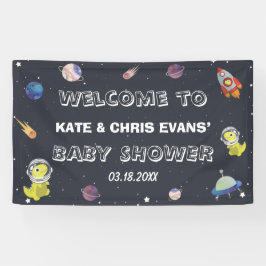 Lona Fondo Baby Shower Dinosaur Star Planet Galaxy
