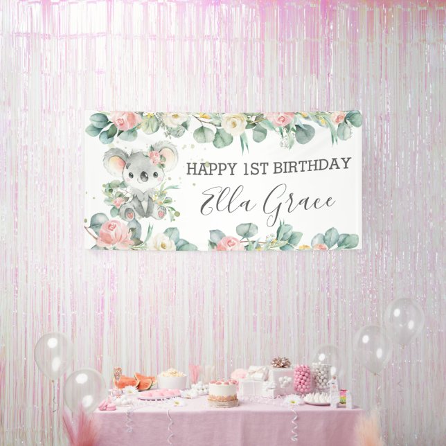 Lona Fondo de bienvenida para la vegetación del Eucalyp (Fiesta)