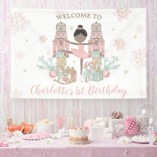 Lona Fondo de cumpleaños número uno de invierno Onederl