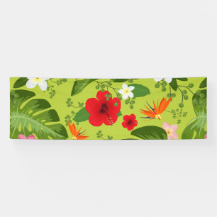 Lona Fondo de Flores Tropicales 5