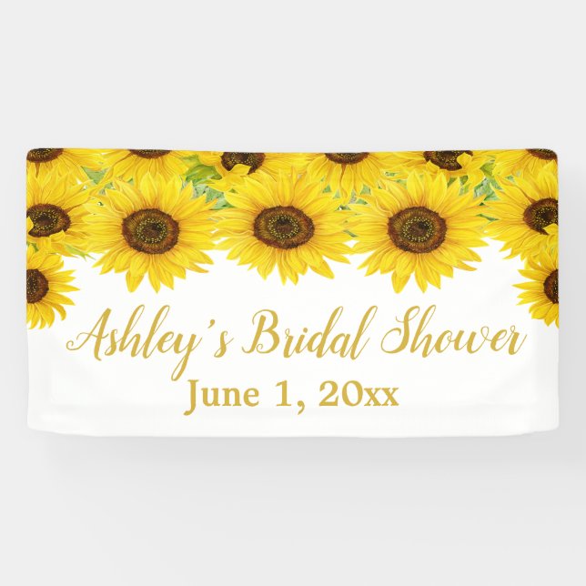 Lona Fondo para Despedida de Soltera con Girasoles Prop (Horizontal)