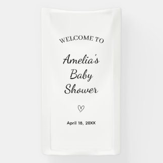 Lona Fondo personalizado a rayas, nombre minimalista y 