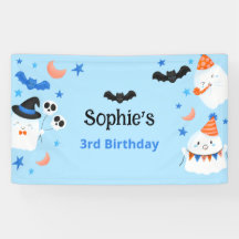 Fondo personalizado azul espeluznante y lindo para