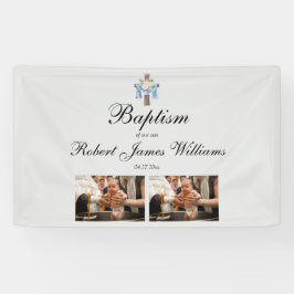Lona Fondo personalizado para bautizo y presentación de