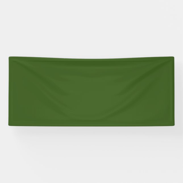 Lona Forest Green #325513, Cactus Vinyl Banner (Horizontal)