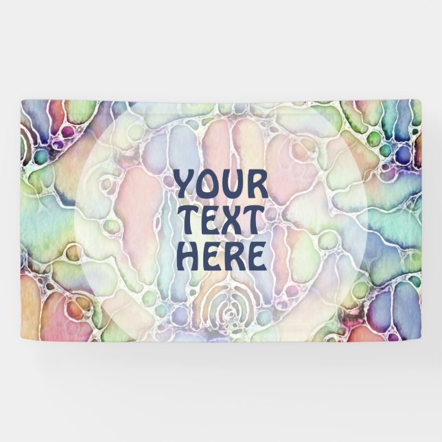 Lona Formas De Vida - Patrón De Arte Neurográfico 1 (Horizontal)