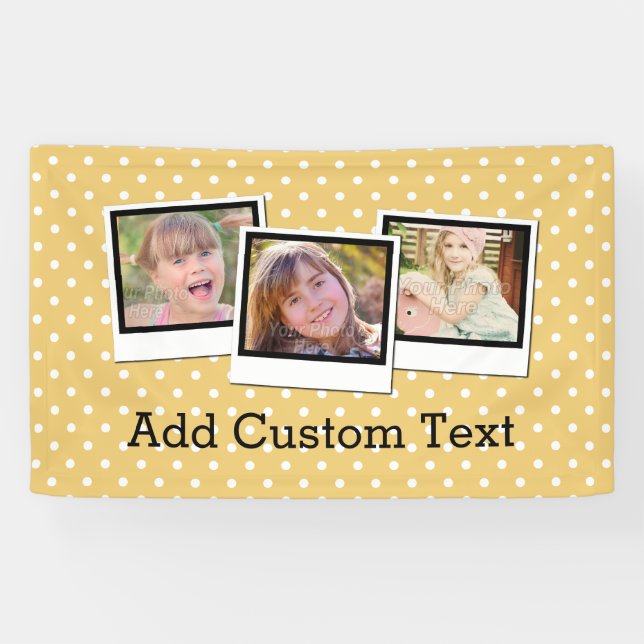 Lona Foto amarilla personalizada personalizado del (Horizontal)