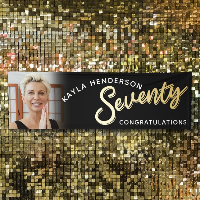 Lona Foto de 70 años de oro en negro (Subido por el creador)