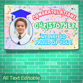 Lona Foto de Cap Confetti Pastel