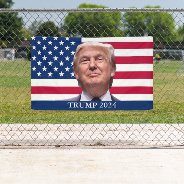 Lona Foto de Donald Trump - presidente 2024 (In situ)
