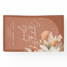 Foto de graduación arco terracota pampas botánico