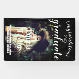 Lona Foto de graduación Clase de guión elegante de