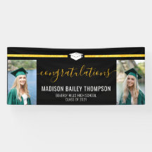 Foto de graduación de caligrafía de Purpurina de o