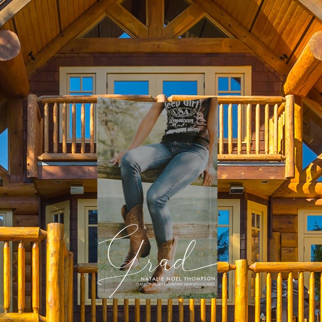 Lona Foto de guión clásico Feria moderna de graduación  (Subido por el creador)