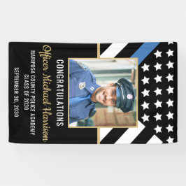 Lona Foto de la Línea Azul del Partido de Graduación de