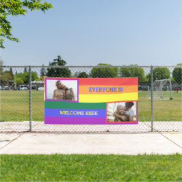 Lona Foto de Personalizado de bandera LGBT