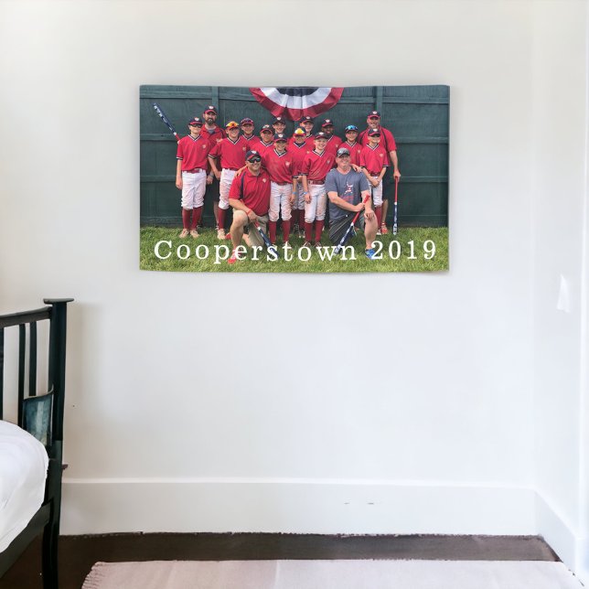 Lona Foto del equipo de béisbol de Cooperstown / Entren (Subido por el creador)