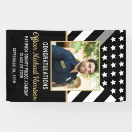 Lona Foto del partido de graduación del funcionario de 