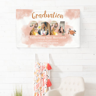 Lona Foto del Partido de Graduación Personalizado Fuzz 