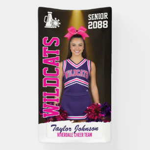 Lona Foto deportiva personalizada del equipo de porrist